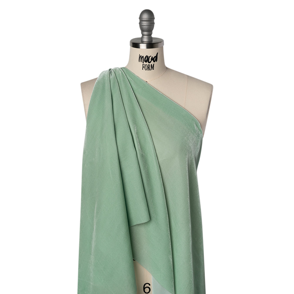 Rayon-Silk Velvet - Mint - Cicero Collection