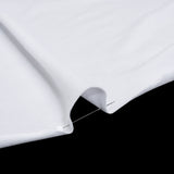 Stretch Modal 1x1 Rib Knit - White PFD - Designer Deadstock