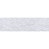 Stretch Modal 1x1 Rib Knit - White PFD - Designer Deadstock