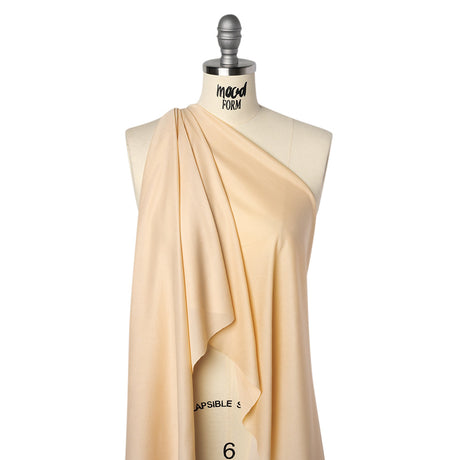 Knit Polyester Lining 70 Denier - Sand Beige - Designer Deadstock