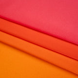 Silk Charmeuse Print 16MM, Made in Italy - Orange, Bright Pink and Orchid Ombre