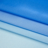 Silk Charmeuse Print 16MM, Made in Italy - White to Bright Blue Ombre