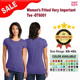 District® Women’s Fitted Very Important Short Sleeve Crewneck Tee