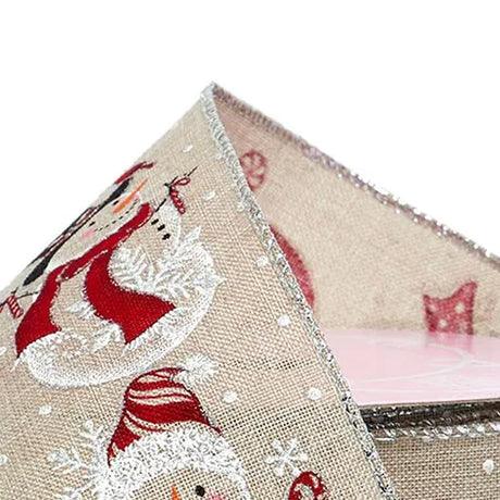 1 Roll Christmas Ribbons for Craft Projects 2.5" x 10 yd