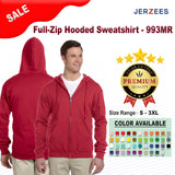Jerzees® NuBlend Full-Zip Hooded Sweatshirt