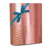 Rose Gold Embossed Metallic Wrapping Paper 30" x 417" Roll