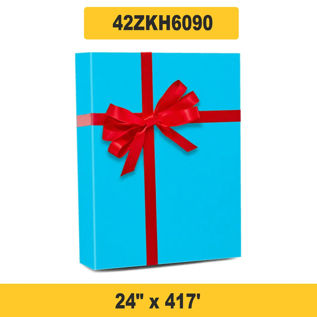 Durable Solid Colored Paper 24" x 417' 60 lbs for Versatile Use