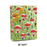 Christmas Gnomes Wrapping Paper 30'' x 417'