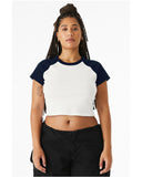 Bella + Canvas® Ladies Micro Ribbed Raglan Baby T Shirt