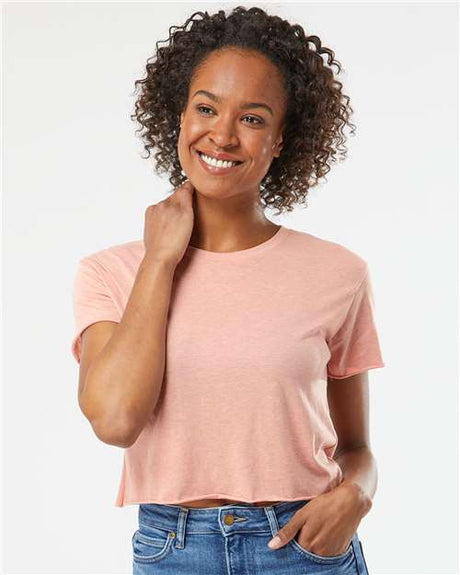 Next Level® Women's Short Sleev Crewneck Festival Crop Top