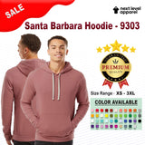 Next Level® Santa Barbara Long Sleeve Hoodie Sweatshirt