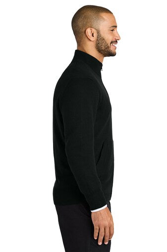 Port Authority® Easy Care Full Zip Sweater