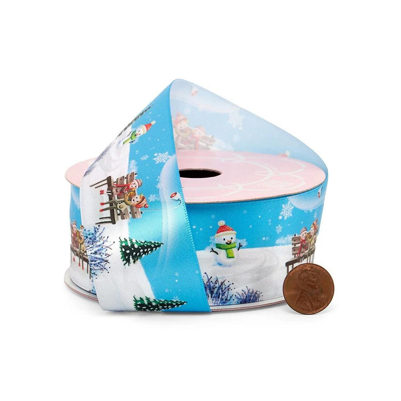 Christmas festival Satin Ribbon 25 Yards x 1.5 Inches 1 Roll