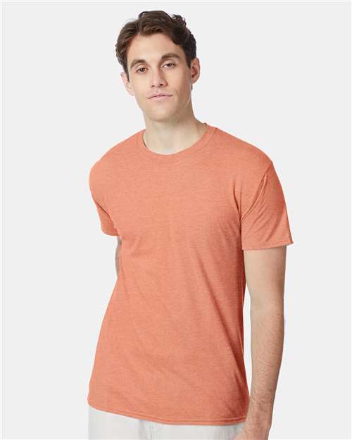 Hanes® Perfect-T Triblend Short Sleeve Crew Neck T-Shirt