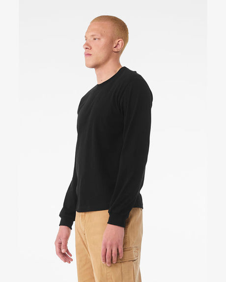 Image 1: Bella Canvas Unisex Heavyweight Long Sleeve TeeImage 2: Premium cotton heavyweight long sleeve shirtImage 3: Durable Bella Canvas jersey teeImage 4: Blank long sleeve shirt for printingImage 5: Comfortable unisex casual apparelImage 6: Heavyweight cotton t-shirt style