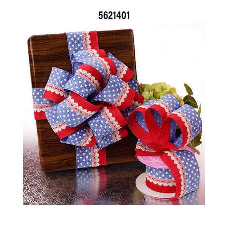 Multi Patriotic Ribbon 2.5" x 10 Yards