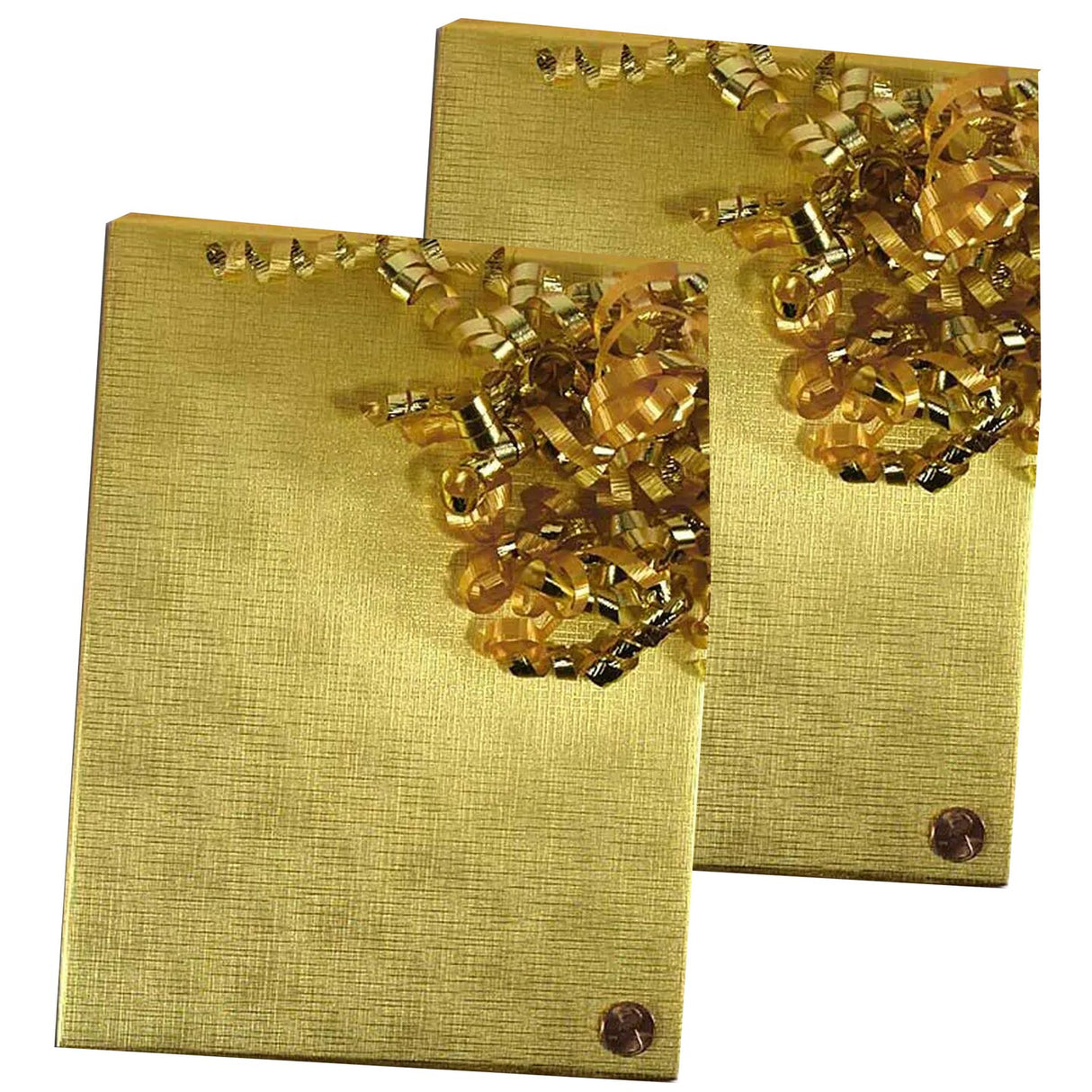 Gold Texture Embossed Metallic Wrapping Paper 30" x 833" Jumbo Roll