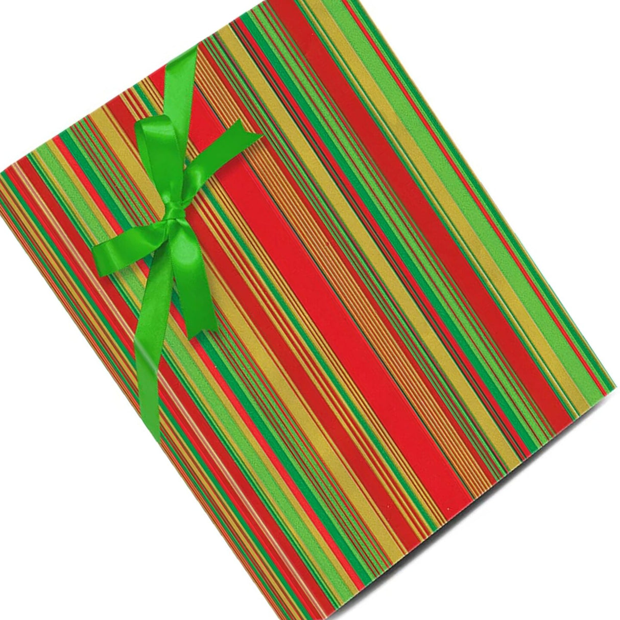 24"x 833' Striped Christmas Wrapping Papers for Big Gifts