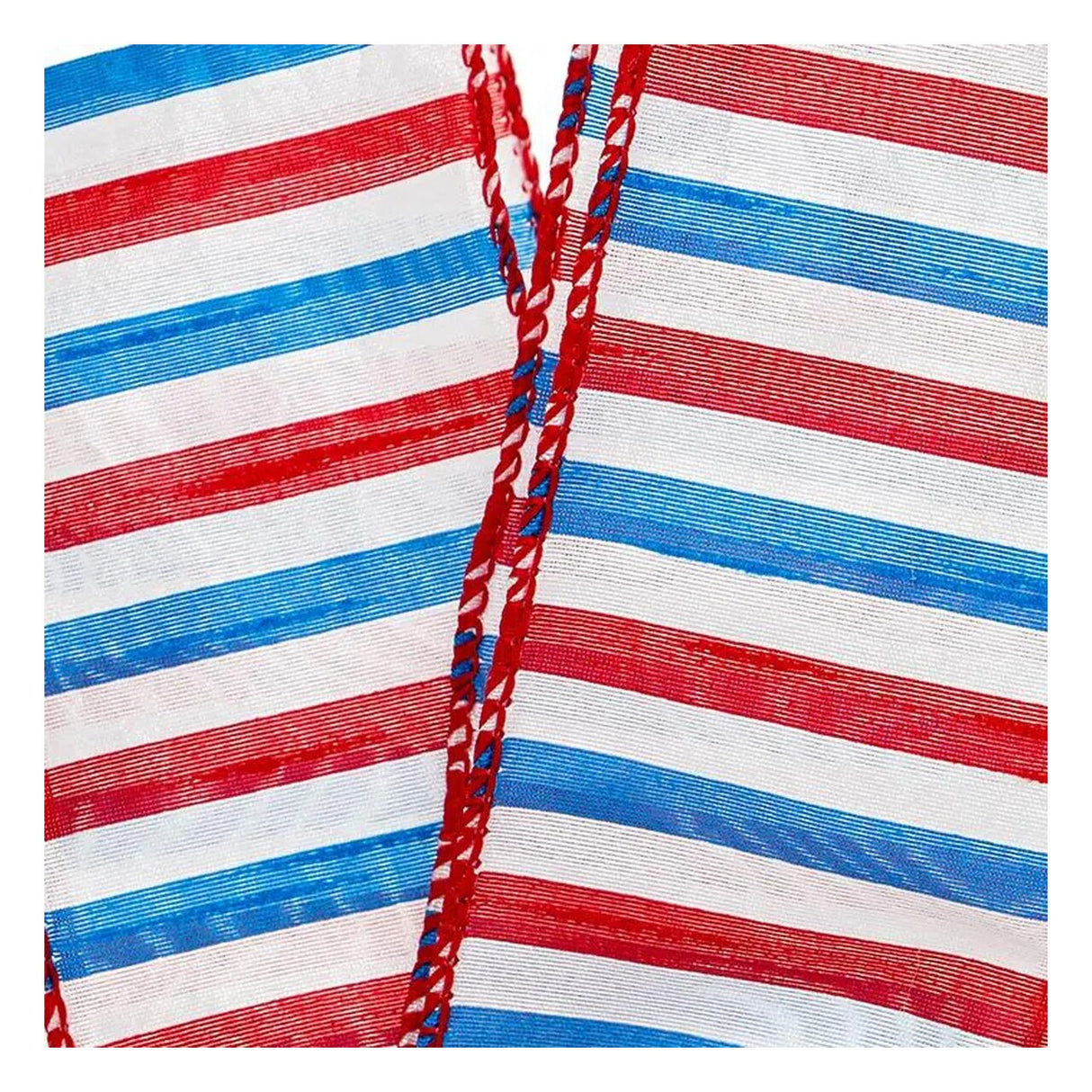 American Horizontal Striped Ribbon 2.5" x 10 Yards