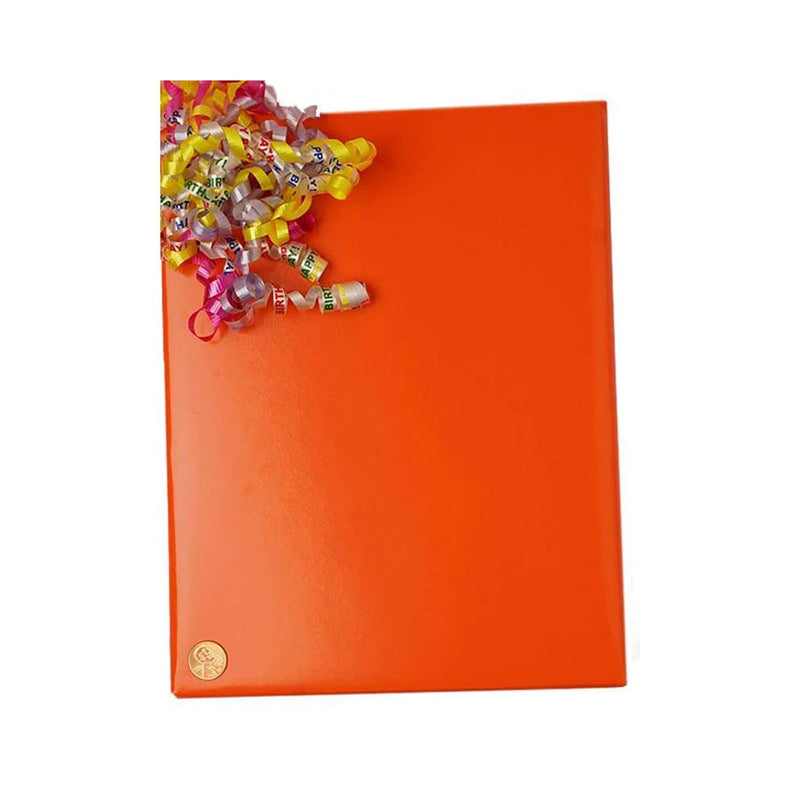 Vibrant Solid Gift Wrap 24" x 833' 60 lbs for Festive Occasions
