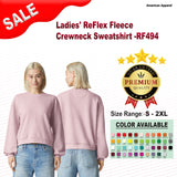 American Apparel® Ladies ReFlex Fleece Crewneck Sweatshirt