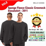 BELLA + CANVAS® Sponge Fleece Classic Crewneck Sweatshirt