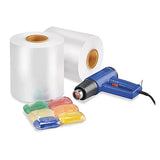 100 Gauge Pvg Shrink Film Tubing 12" x 1500 ' Length