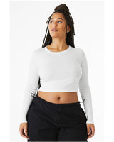 Bella + Canvas® Ladies Micro Ribbed Long Sleeve Baby T Shirt