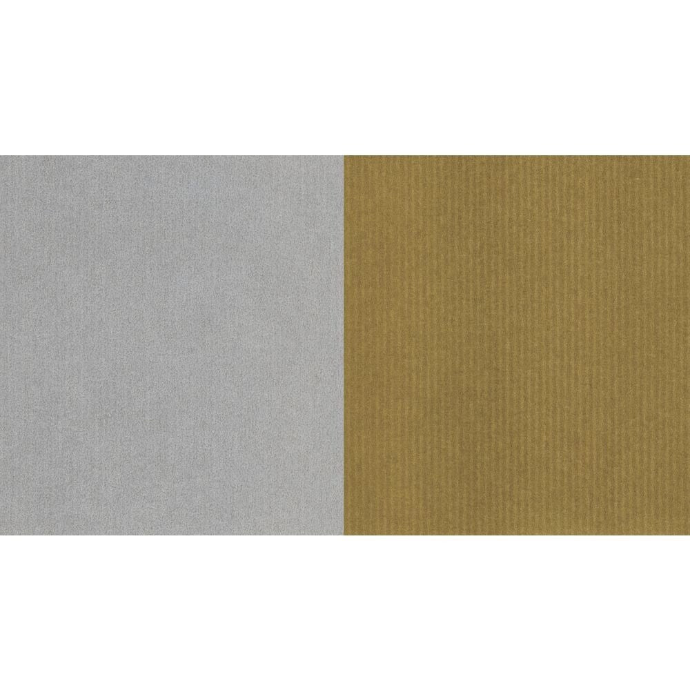 24''x 417 ' Gold / Silver Kraft Christmas Wrapping Papers with Unique Designs