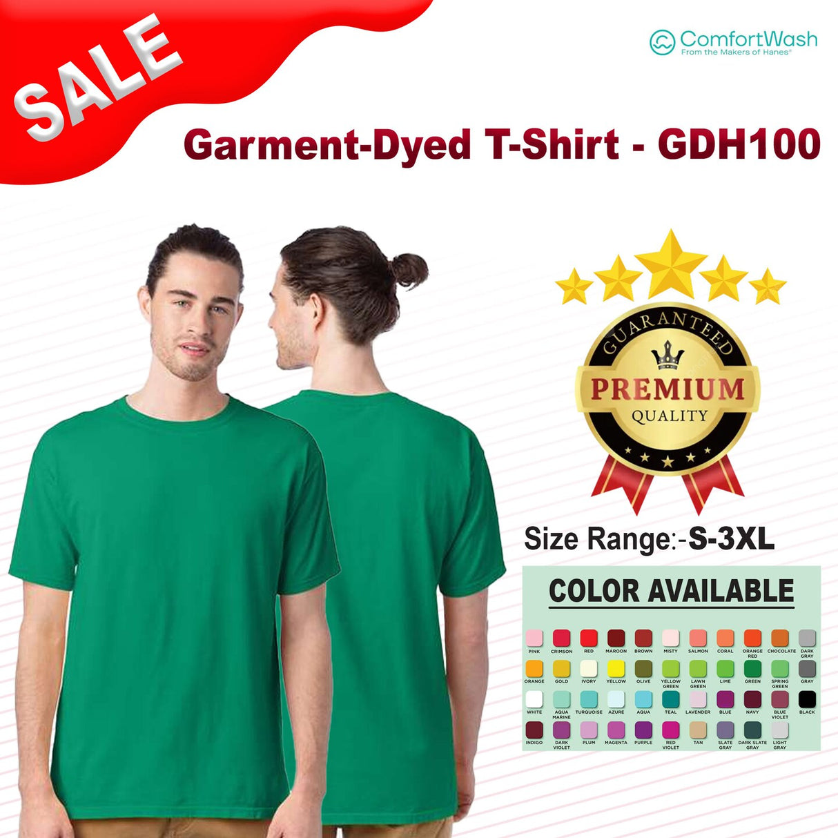 Hanes® Garment Dyed T-Shirt
