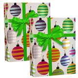 Festive Ornament Gift Wrap Roll 30" x 417' Premium 1 Roll