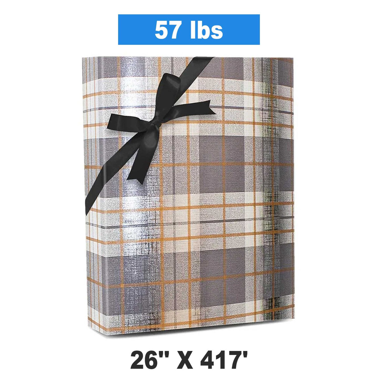 Plaid Christmas Wrapping Paper New Festive Plaid 26 '' × 417 '