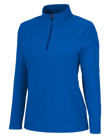 Devon & Jones® Crown Lux Performance Ladies Windsor Welded Quarter-Zip