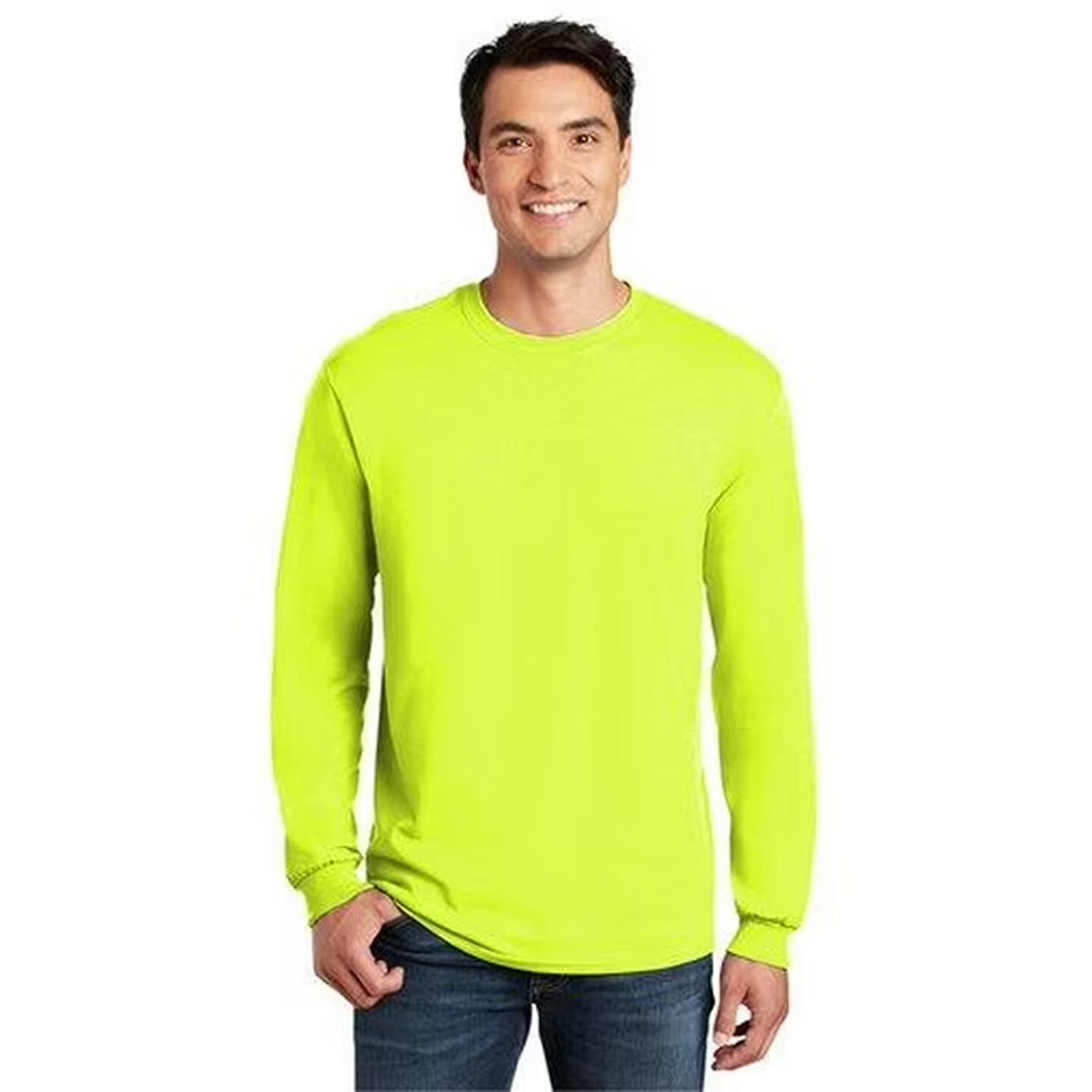 Gildan® Heavy Cotton Crewneck Long Sleeve T-Shirt