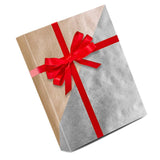 30''x 208' Gold / Silver Kraft Stylish Reversible Wrapping Papers for Christmas