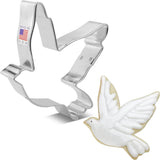 Ann Clark Peace Dove Bird Cookie Cutter 4"