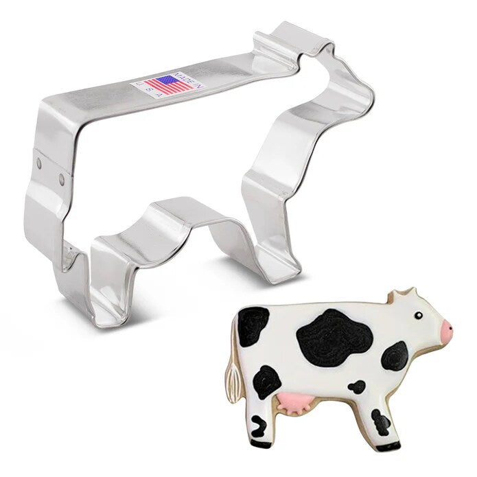 Ann Clark Cow Full Body Cookie Cutter 3.5"