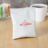 Ellis 2 oz. 100% Colombian Decaf Coffee Packet - 42/Case