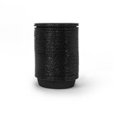 Novacart Ecos Poly-Coated Round Black Paper Baking Mold, 3-1/4" Dia. x 3/4" - Pack of 40