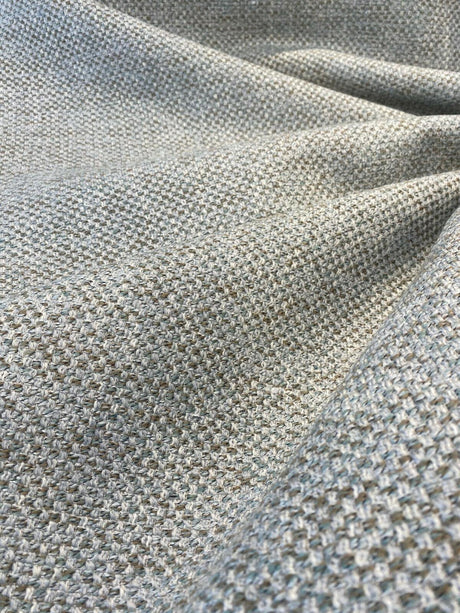 Guntersville Tweed Polyester Fabric - Latte Beige Tweed, 58" Width (1 Yard)