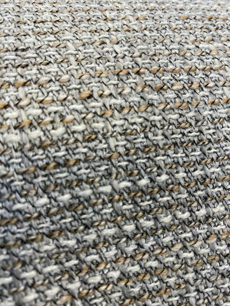 Guntersville Tweed Polyester Fabric - Latte Beige Tweed, 58" Width (1 Yard)