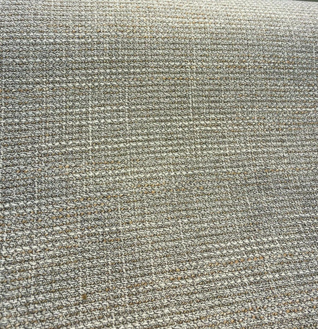 Guntersville Tweed Polyester Fabric - Latte Beige Tweed, 58" Width (1 Yard)