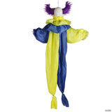 47 1/4" Hanging Light-Up Shaking Clown Animated Prop Halloween Decoration