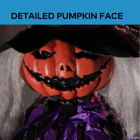 47 1/4-Inch Light-Up Hanging Black and Gray Reaper Halloween Decoration
