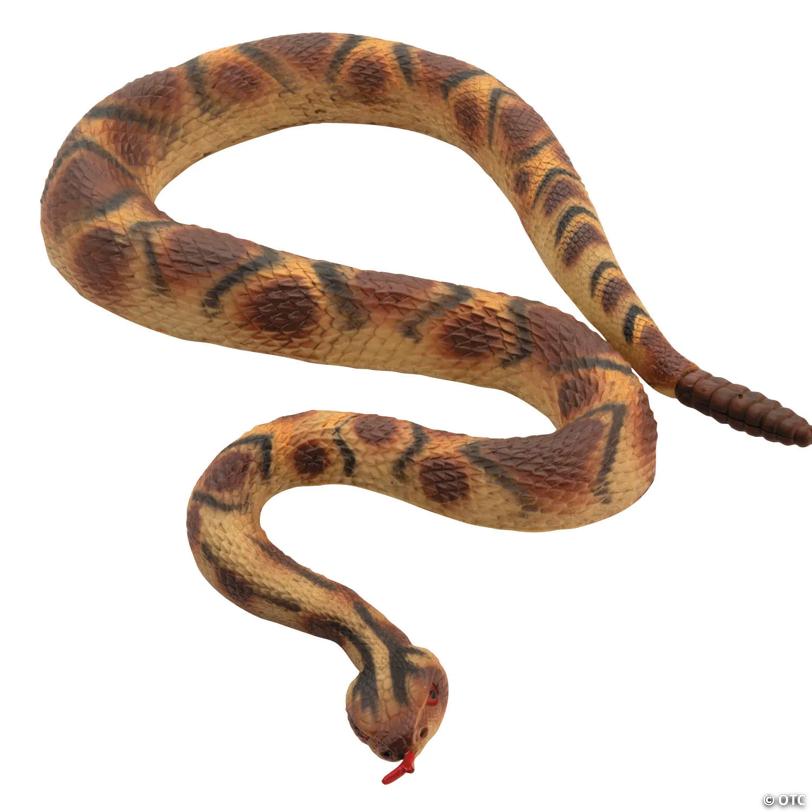 47" Colorful Plastic Snake Halloween Decoration