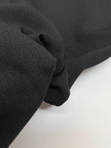 Black Crepe Blend Fabric
