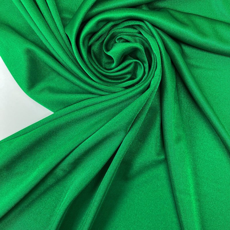 Polyester Elastane Knitted Fabric Green