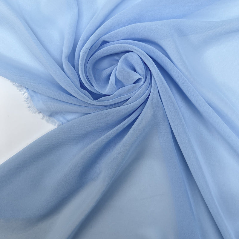 Polyamide Crepe Fabric in French Blue