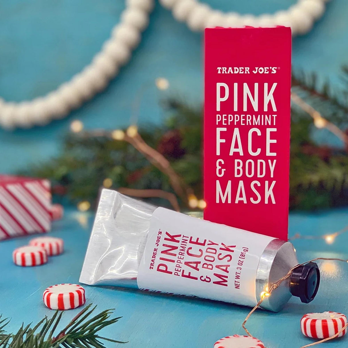 Trader Joe’s Pink Peppermint Face & Body Mask | 1 Each