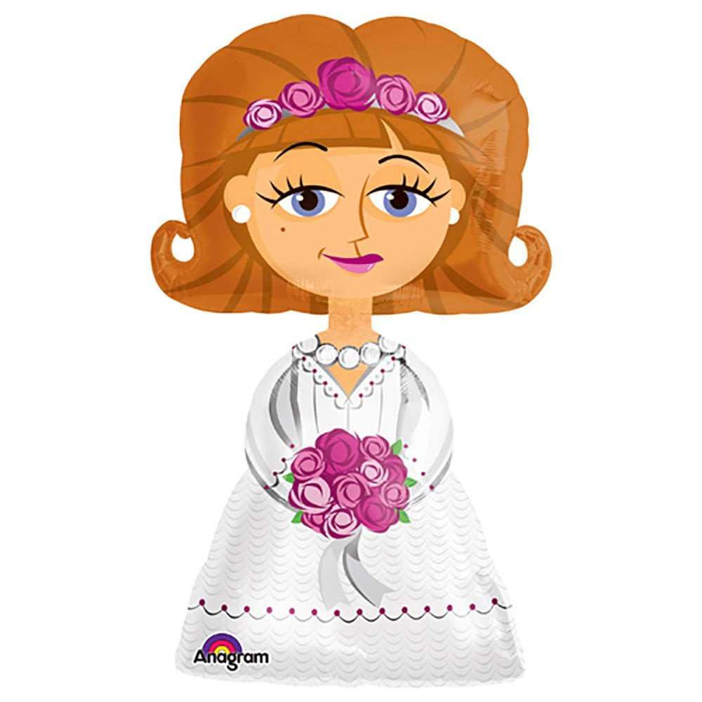 Bride Airwalker Foil Balloon 48 Inch